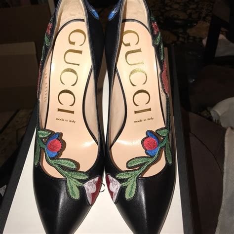 malaga kid nero gucci|Brand New Gucci Malaga Kid Nero Midheel Pumps .